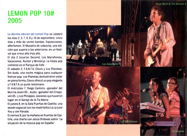 10 años del LEMON POP FESTIVAL, p. 30